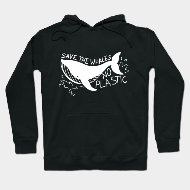 Save The Whales Hoodie by valentinahramov